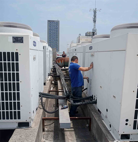 镶黄旗中央空调制热和不制冷系统维修方法